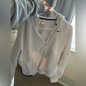 Nike Women's Light Gray Bomber Jacket
